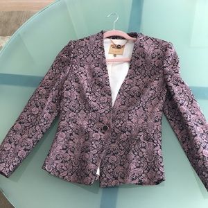 Ted Baker Pink & Black Blazer Size 1  ( 2-4)